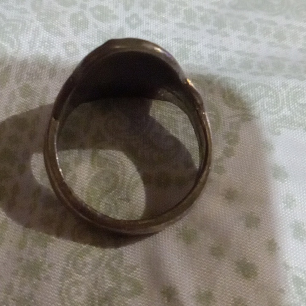 Unisex "LEAF" Ring/size 10 mens - Picture 2 of 2